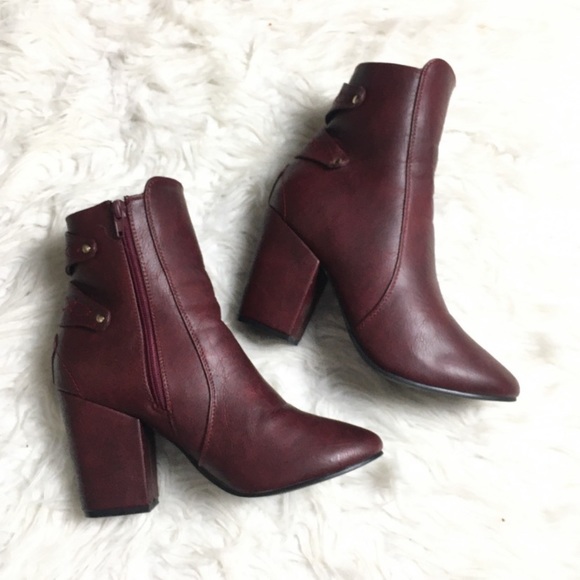 Jacob he’s burgundy sz 10 boots - Picture 3 of 4